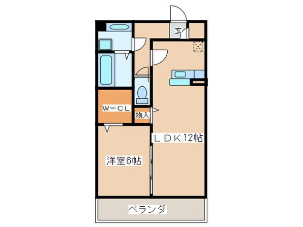 リーフガーデンⅠの物件間取画像